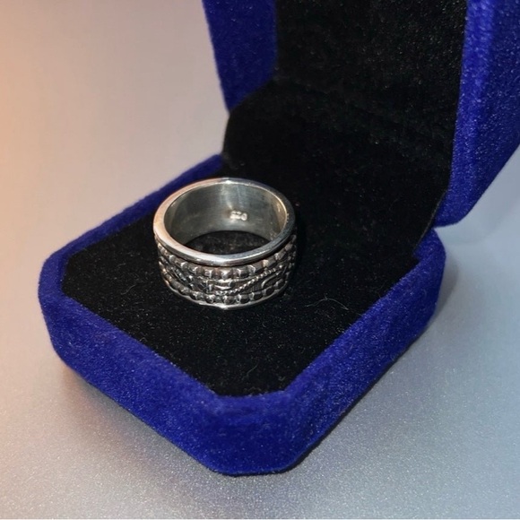 Sterling silver spinner ring size 7.5 new - Picture 4 of 4